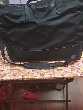 ATM -Anthony Thomas Melillo Black Men’s Travel Duffel Bag - Classic Carryall